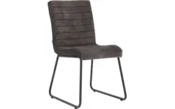 Goossens eetkamerstoel dax grijs stof - 8204655-02
