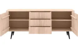 Goossens dressoir seppe wit eiken - 8204748-01