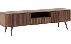 Goossens tv meubel seppe donker bruin eiken - 8204759-01