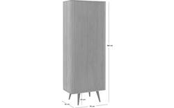 Goossens opbergkast seppe wit eiken - 8204773-01