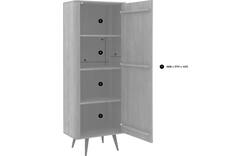 Goossens opbergkast seppe wit eiken - 8204773-01