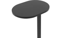 Goossens nachtkastje oval zwart eiken - 8205025-02