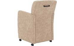 Goossens eetkamerstoel alex beige microvezel - 8205431-02