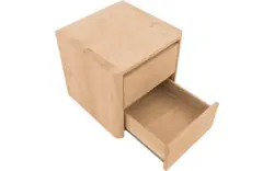 Goossens nachtkastje bibi blank eiken - 8205749-02-A