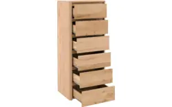Goossens excellent ladekast bibi blank eiken - 8205758-03-A