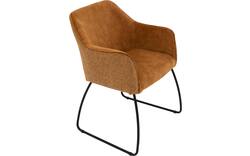 Goossens eetkamerstoel lisbet goud stof - 8210040-01
