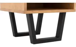 Goossens nachtkastje slade blank eiken - 8210105-01
