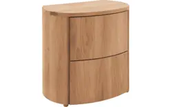 Goossens excellent nachtkastje denzo blank eiken - 8210128-02