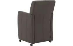 Goossens eetkamerstoel alex bruin leer - 8210215-02