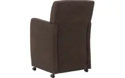 Goossens eetkamerstoel alex bruin microvezel - 8210220-02