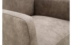 Goossens eetkamerstoel leen bruin microvezel - 8210227-02
