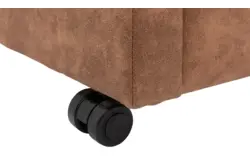 Goossens eetkamerstoel leen bruin microvezel - 8210233-01