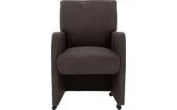 Goossens eetkamerstoel leen grijs microvezel - 8210235-02