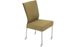 Goossens eetkamerstoel funk groen stof - 8210245-02