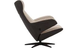 Goossens excellent relaxstoel avec grijs leer - 8210274-02