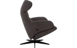 Goossens excellent relaxstoel avec grijs leer - 8210298-01