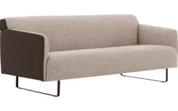 Goossens excellent zitbank montreal bruin leer - 8210400-02