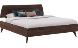 Goossens bedframe cosima donker bruin eiken - 8210478-03