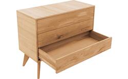 Goossens ladekast cosima blank eiken - 8210481-02