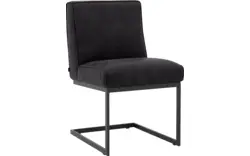 Leder buffalo superzwart