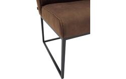 Goossens excellent eetkamerbank tom bruin leer - 8210536-02