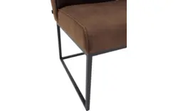 Goossens excellent eetkamerbank tom bruin leer - 8210536-02