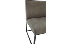 Goossens excellent eetkamerbank tom grijs leer - 8210537-02