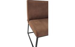 Goossens excellent eetkamerbank tom bruin leer - 8210538-02