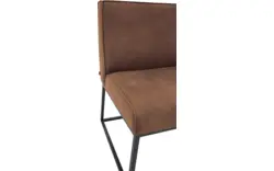 Goossens excellent eetkamerbank tom bruin leer - 8210538-02