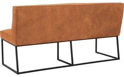 Goossens excellent eetkamerbank tom bruin leer - 8190648-02