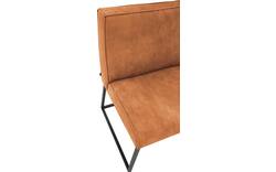 Goossens excellent eetkamerbank tom bruin leer - 8190648-02