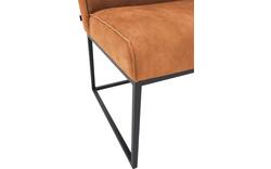 Goossens excellent eetkamerbank tom bruin leer - 8190648-02