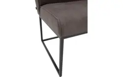 Goossens excellent eetkamerbank tom bruin leer - 8210543-02