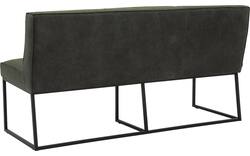Goossens excellent eetkamerbank tom groen leer - 8210545-02