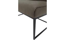 Goossens excellent eetkamerbank tom grijs leer - 8210557-02
