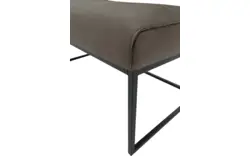 Goossens excellent eetkamerbank tom grijs leer - 8210557-02