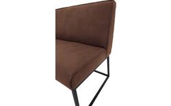 Goossens excellent eetkamerbank tom bruin leer - 8210558-02