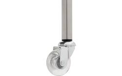 Goossens eetkamerstoel funk grijs leer - 8210595-02