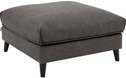 Goossens hocker jonas grijs micro leer - 8210598-01
