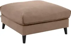 Goossens hocker jonas bruin micro leer - 8210599-01