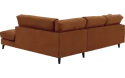 Goossens hoekbank jonas bruin micro leer - 8210609-01-gespiegeld