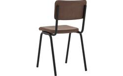 Goossens eetkamerstoel chaplin bruin leer - 8210707-03