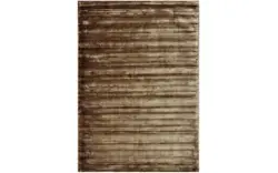 Goossens vloerkleed rib bruin viscose - 8211273-01