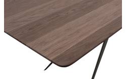 Goossens excellent eettafel uniek donker bruin eiken - 8211545-06
