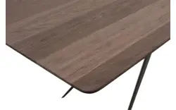 Goossens excellent eettafel uniek donker bruin eiken - 8211545-01