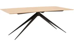 Goossens excellent eettafel uniek blank eiken - 8211566-02