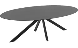 Goossens excellent eettafel uniek zwart eiken - 8211618-02
