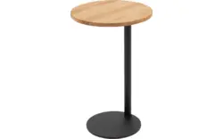 Goossens nachtkastje runt blank eiken - 8211899-03