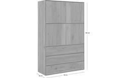 Goossens excellent opbergkast vic blank eiken - 8204325-01
