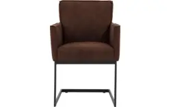 Goossens excellent eetkamerstoel tom bruin micro leer - 8213150-02